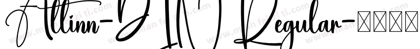 Altinn-DIN Regular字体转换